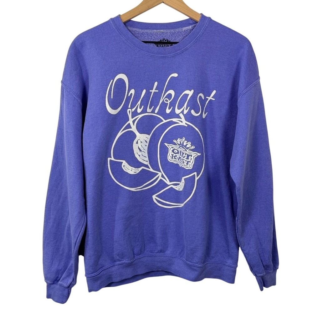 Outkast Sweatshirt Purple Graphic Crewneck The South Got Something To Say Medium